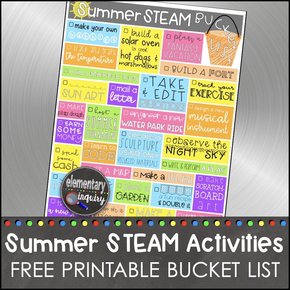 free summer stem activities